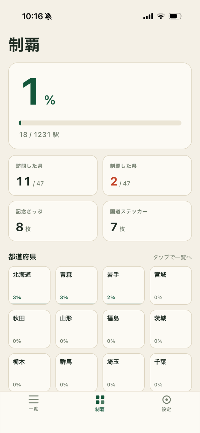 きっぷとステッカーを集める